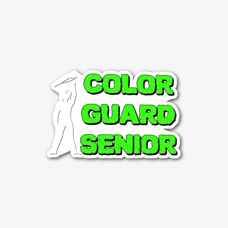[School Colors] Guard Senior-Neon Green