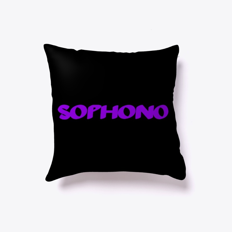 Sophono black pillow