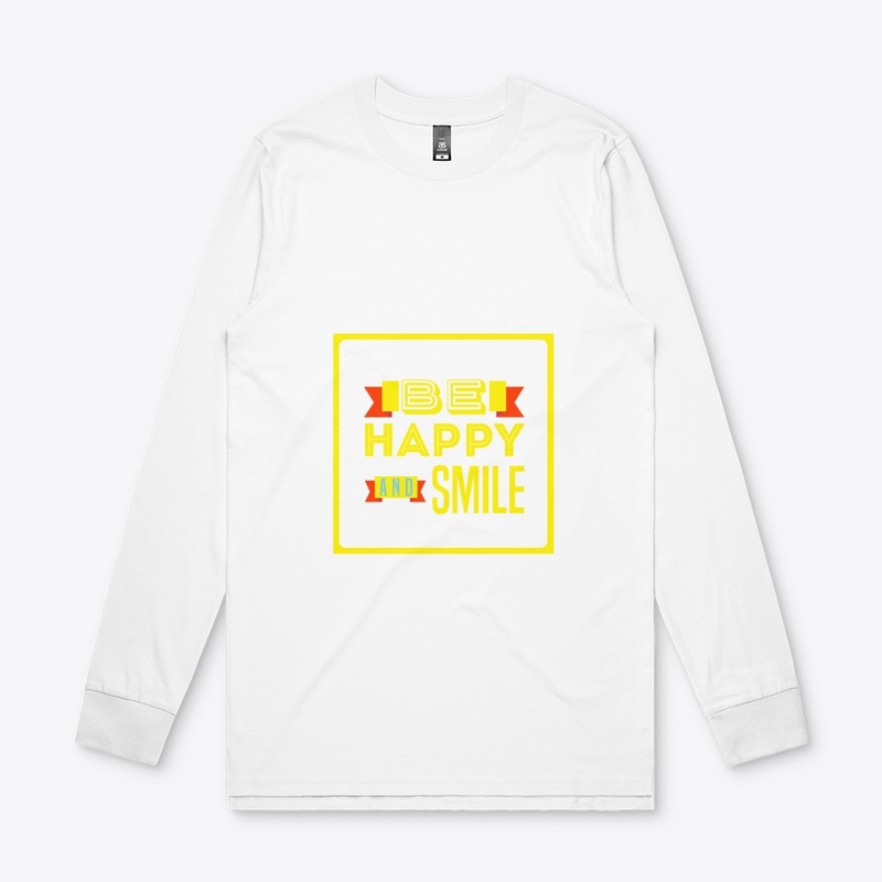 Be happy and smile sticker