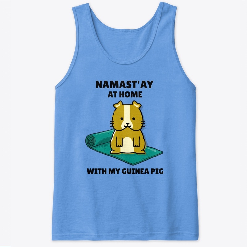 Yoga Namastay Guinea Pig Funny