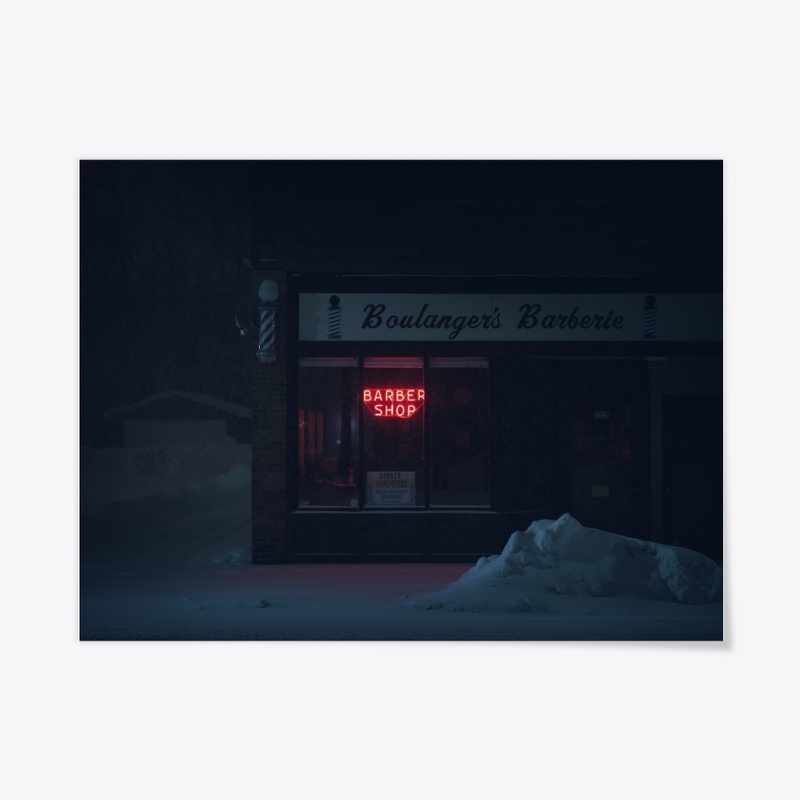Barber Shop at nite