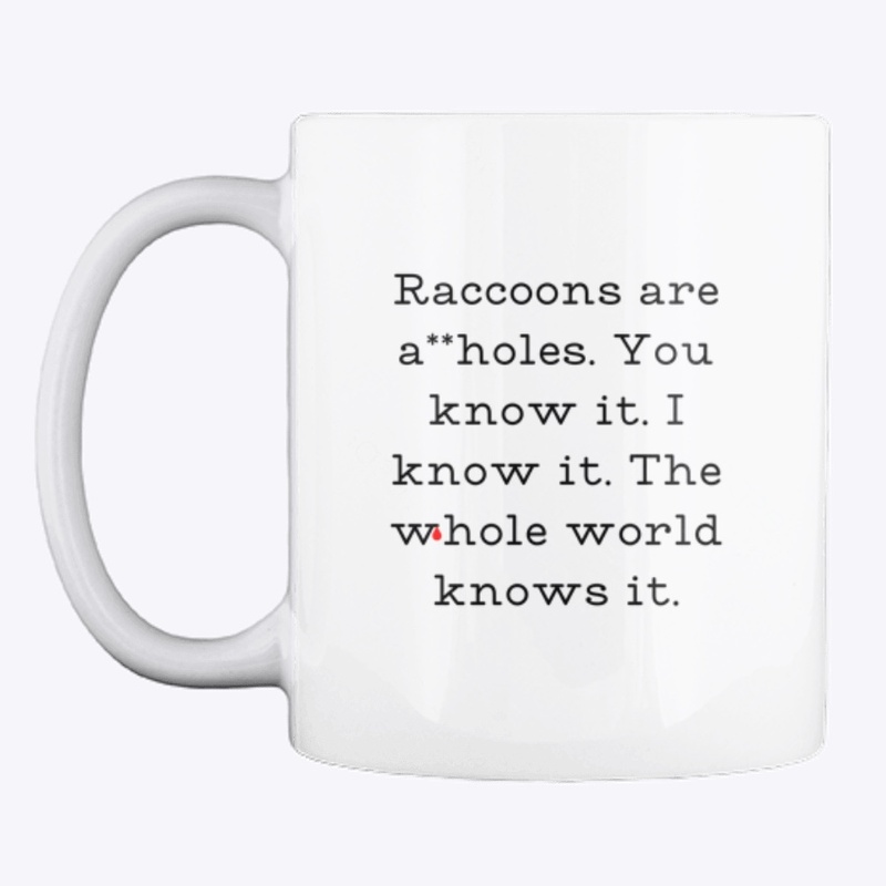 Raccoon mug - Tenzin