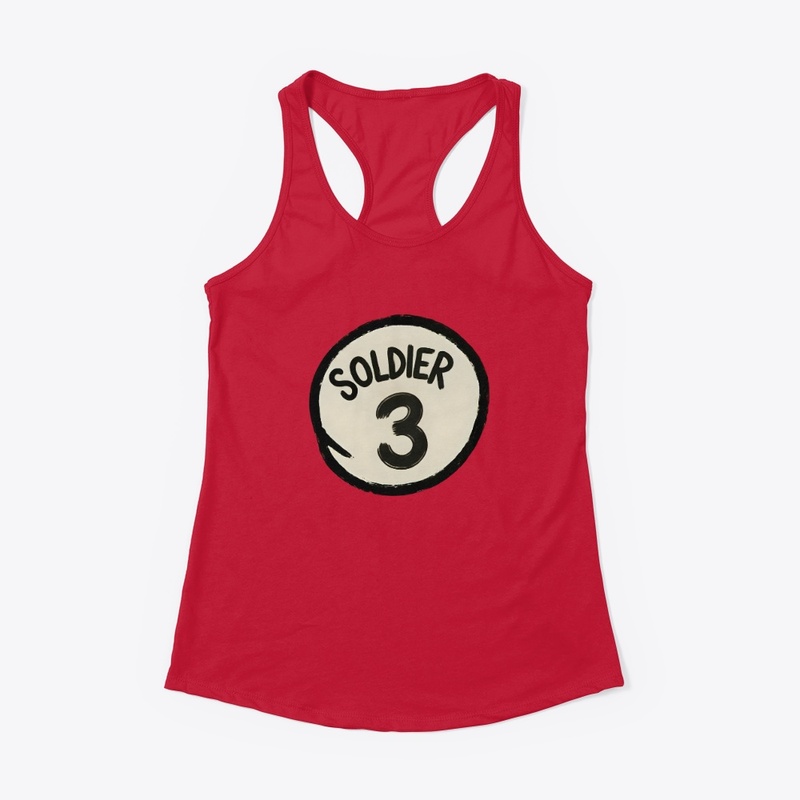 Soldier 3 - Women's Racerback Tank - Women's Racerback Tank - Women's Racerback Tank - Women's Racerback Tank