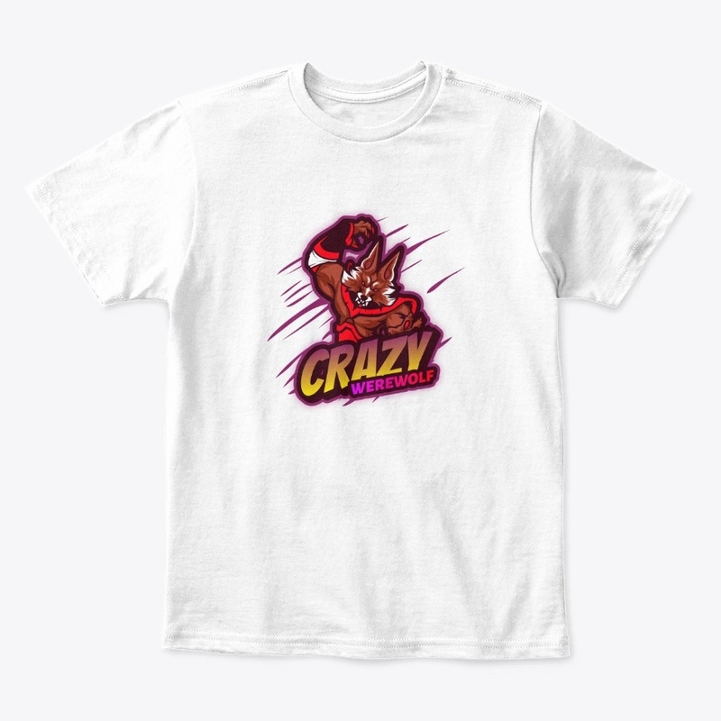 cartoon logo design: crazy werewolf
