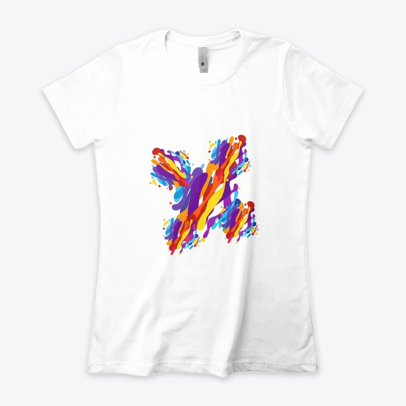 Colorful Painting Logo TShirt