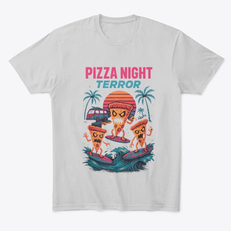 Pizza Night Terror 80s Retro