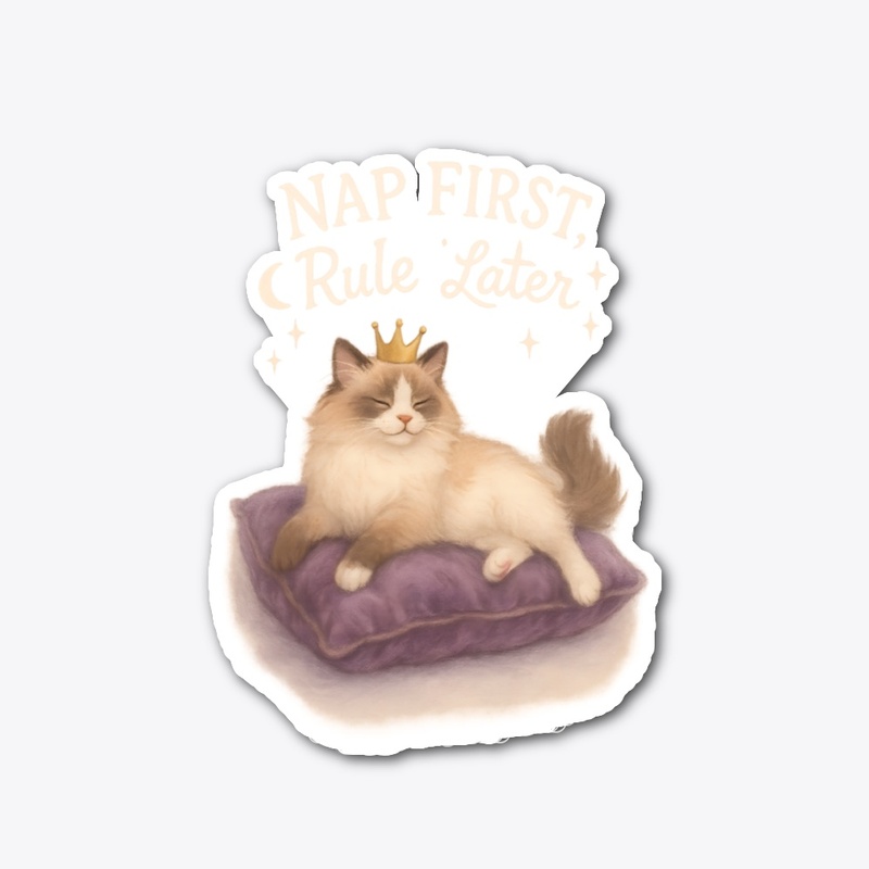 Scottish Fold Cat - Nap First, Rule 