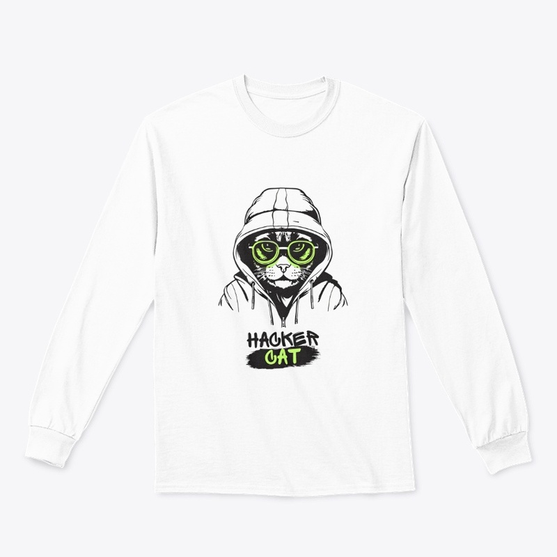 Hacker Cat: The Cyber Cool Tee