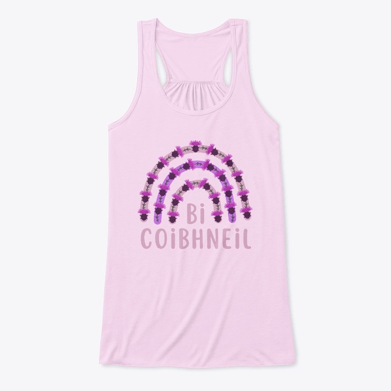 Bi coibhneil - purple thistle rainbow