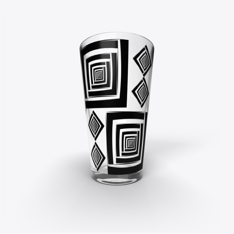 Square design socks
