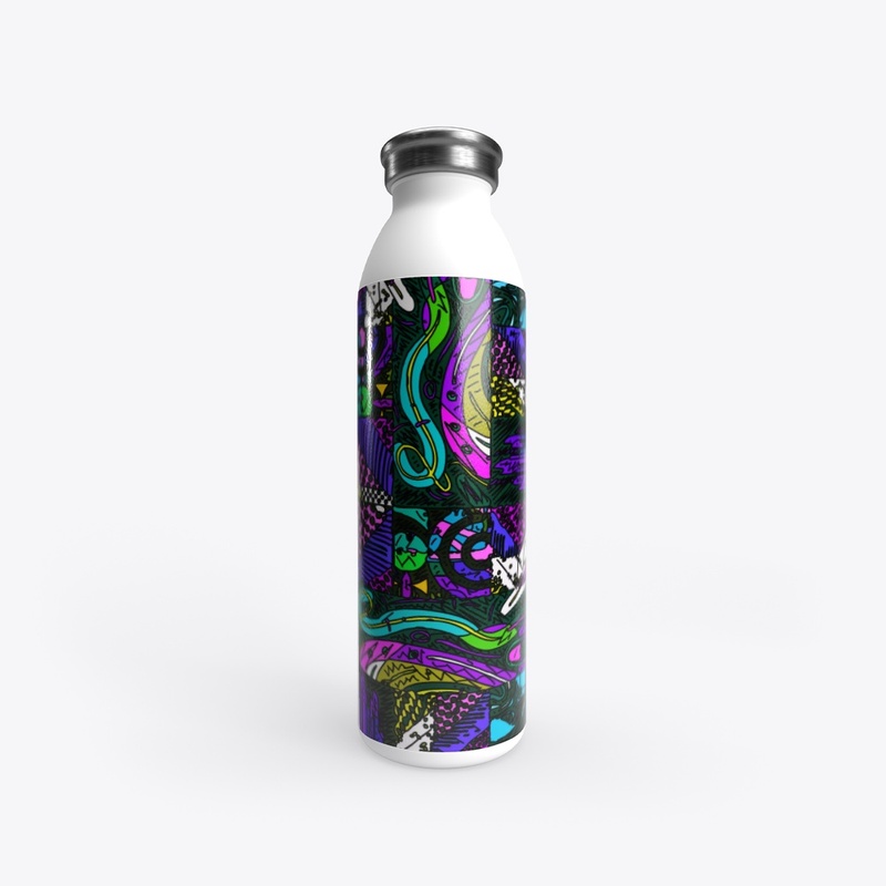Multicolor Geometric Abstract Pattern