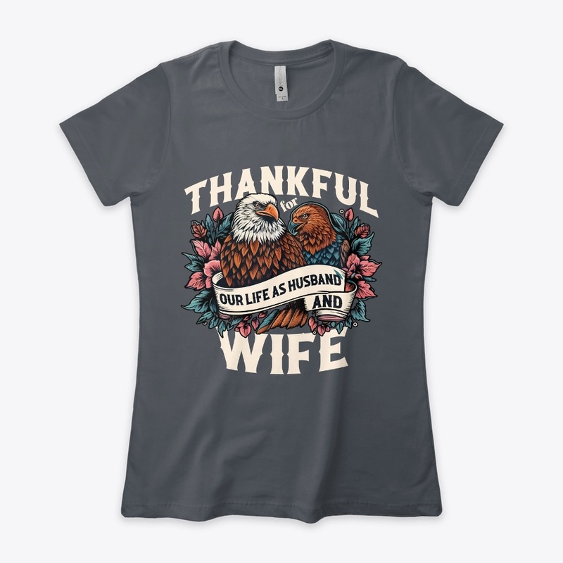 Thankful Husband Wife T-Shirt