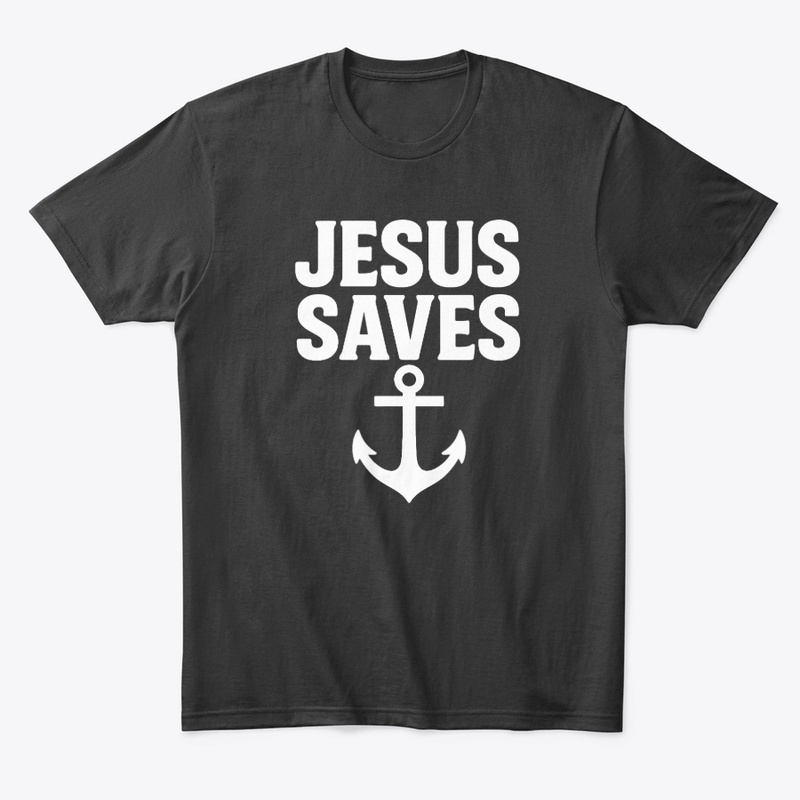 Jesus Saves Anchor of Hope (Dark Colors)