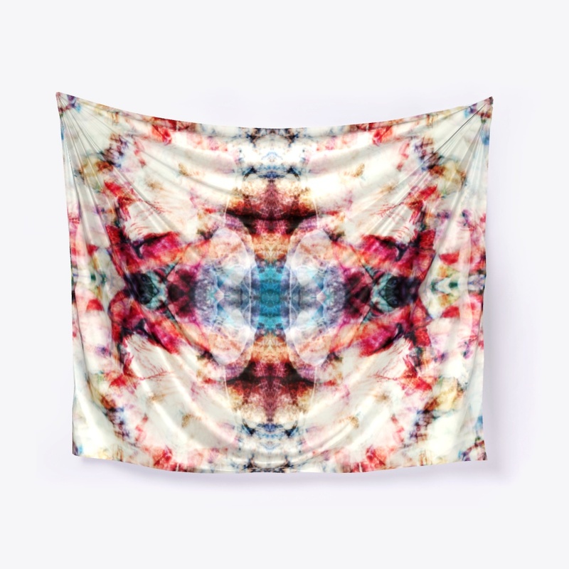 Abstract Colorful Batik Pattern