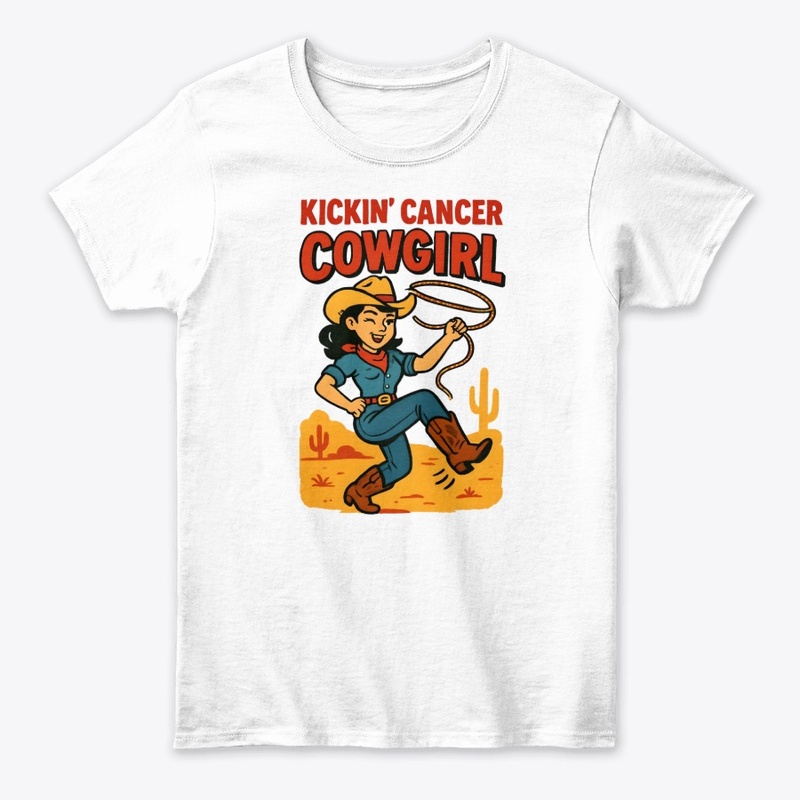 Kickin' Cancer Cowgirl T-Shirt