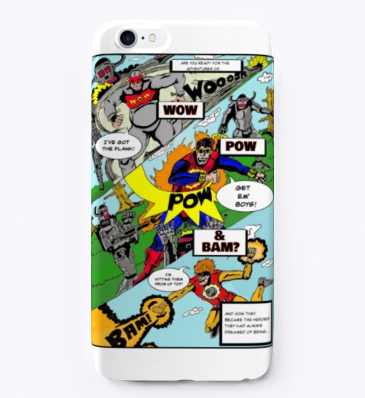 Wow, Pow and Bam! full team stickers. 