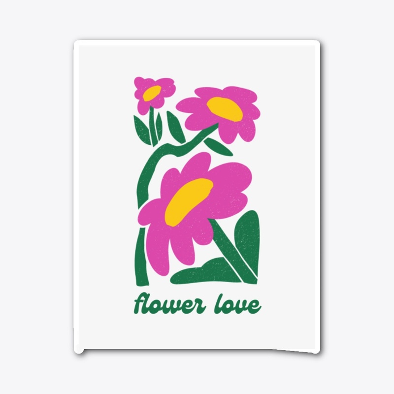Flower love t-shirt