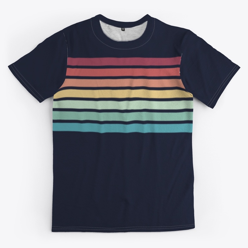 Farala - 70s Vintage Style Retro Stripes