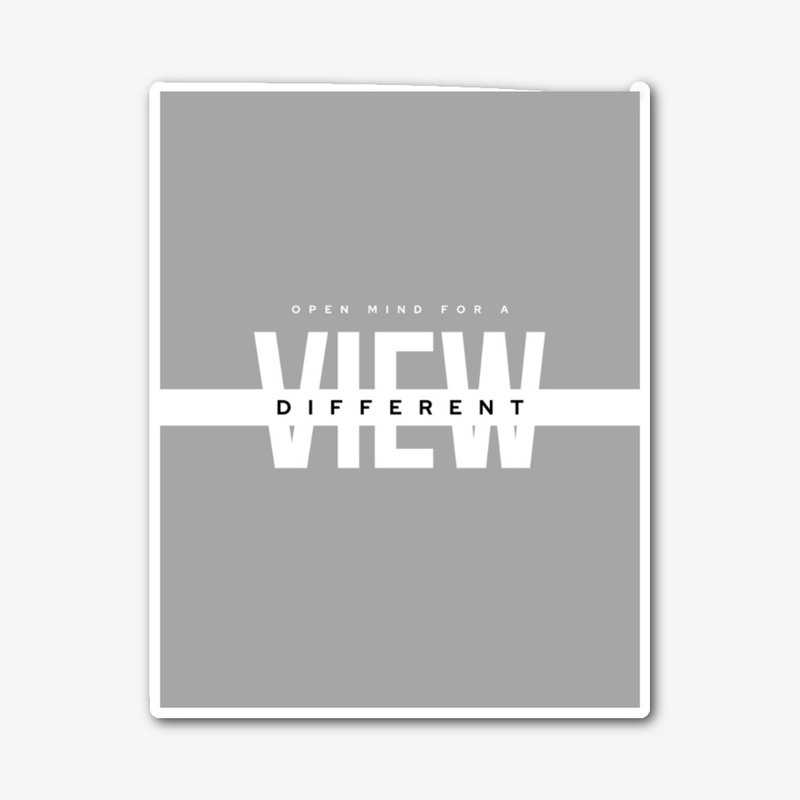 "Open Mind For A Different View" : Black