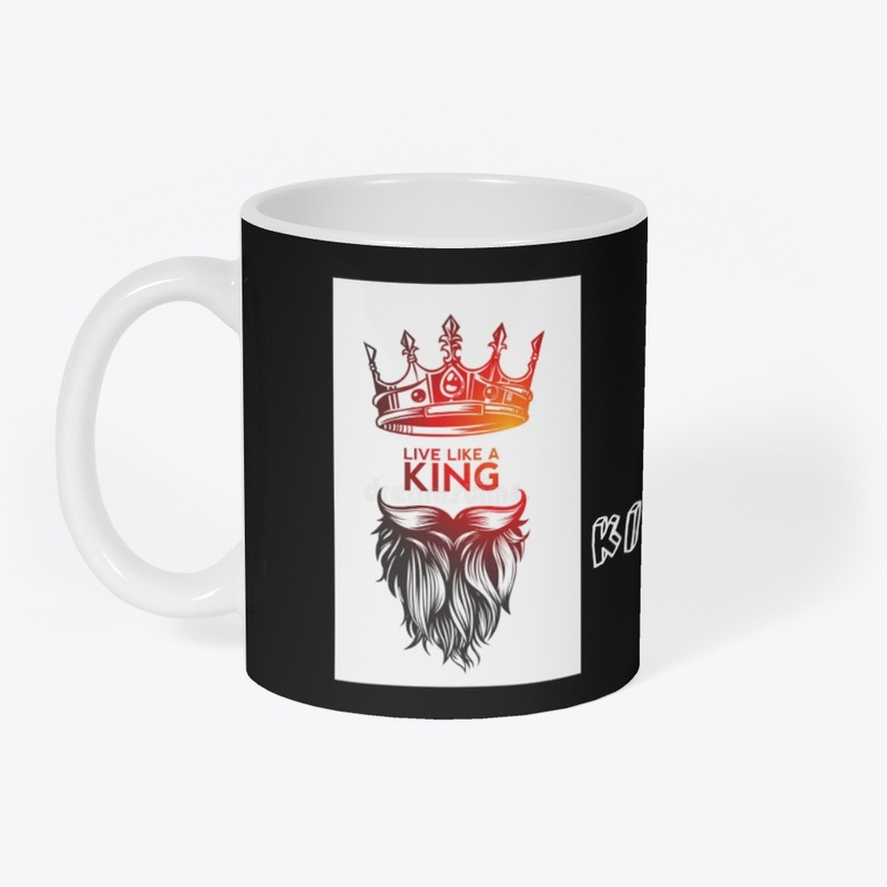 King shit  Black Printed T-shirt