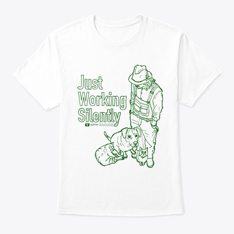 Jws Hütte Brücke Green T Shirt White T-Shirt Front