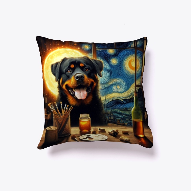 Rottweiler's Starry Night