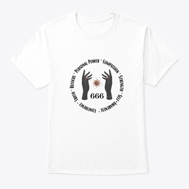 666 Angel Number - White Collection