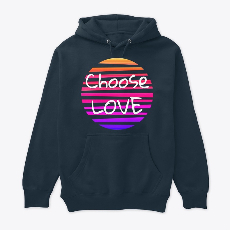 Choose Love Striped Sun Shirt