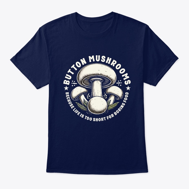 White Button Mushroom T-Shirt