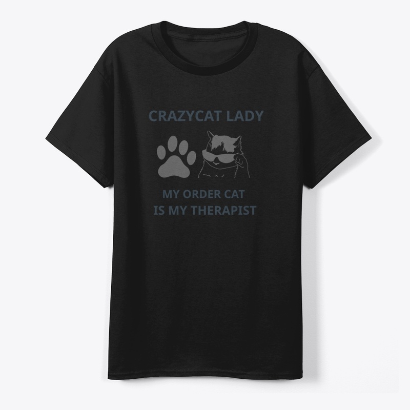 Purr-fect Therapy Cat Mom Tee
