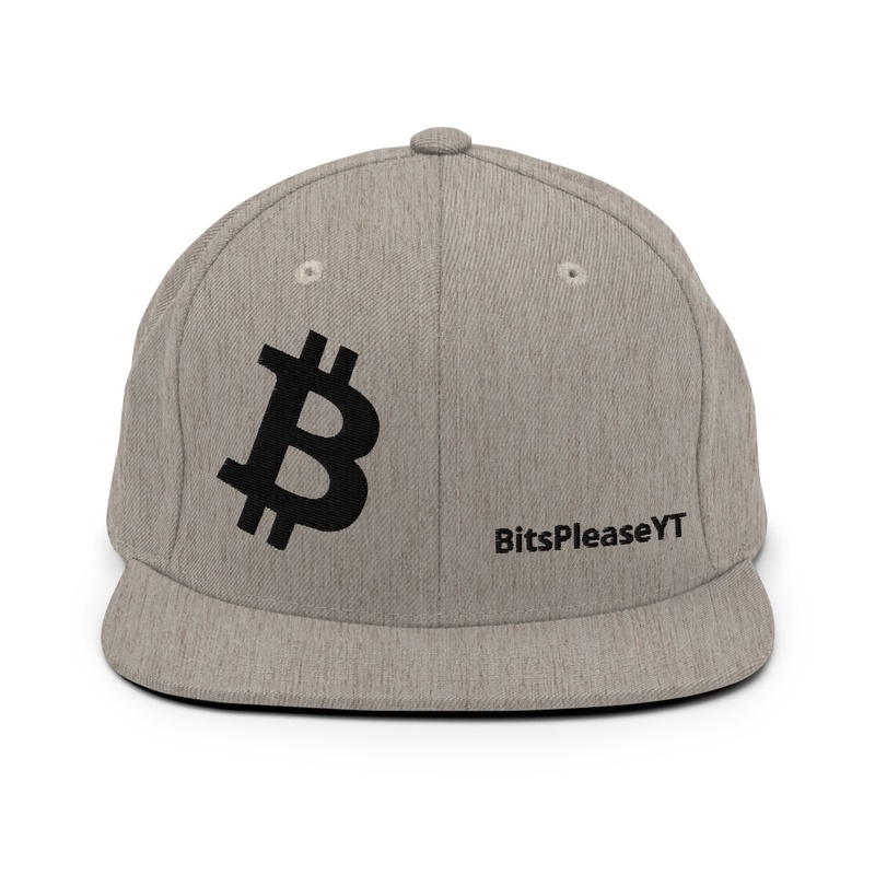 BTC Hat, Black Stitch