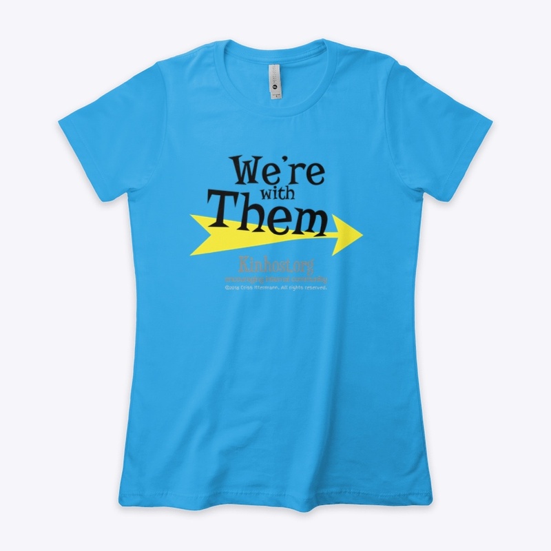 We're with Them DID Couples tee