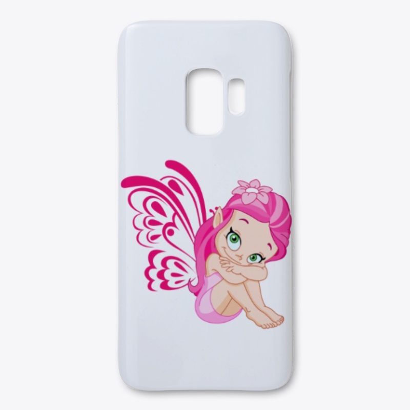 Cute Pink Fairy Butterfly Girl 