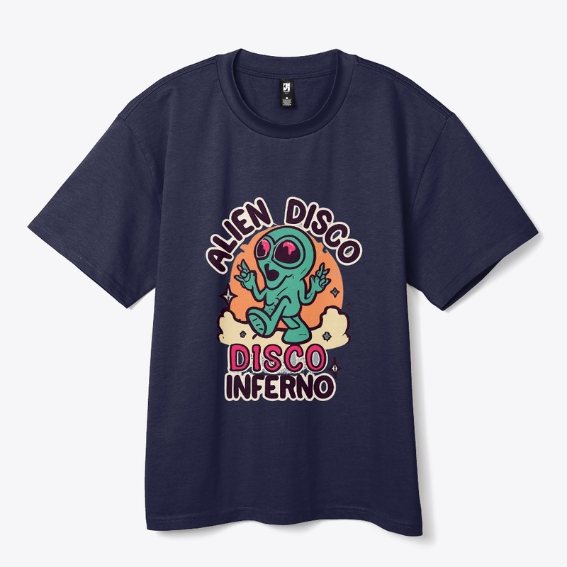 Alien Disco Inferno: Retro Sci-Fi Tee
