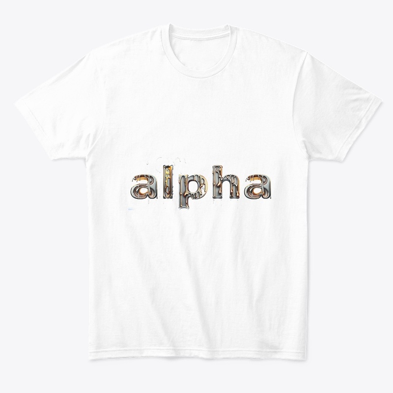 alpha - shiny iron driping design