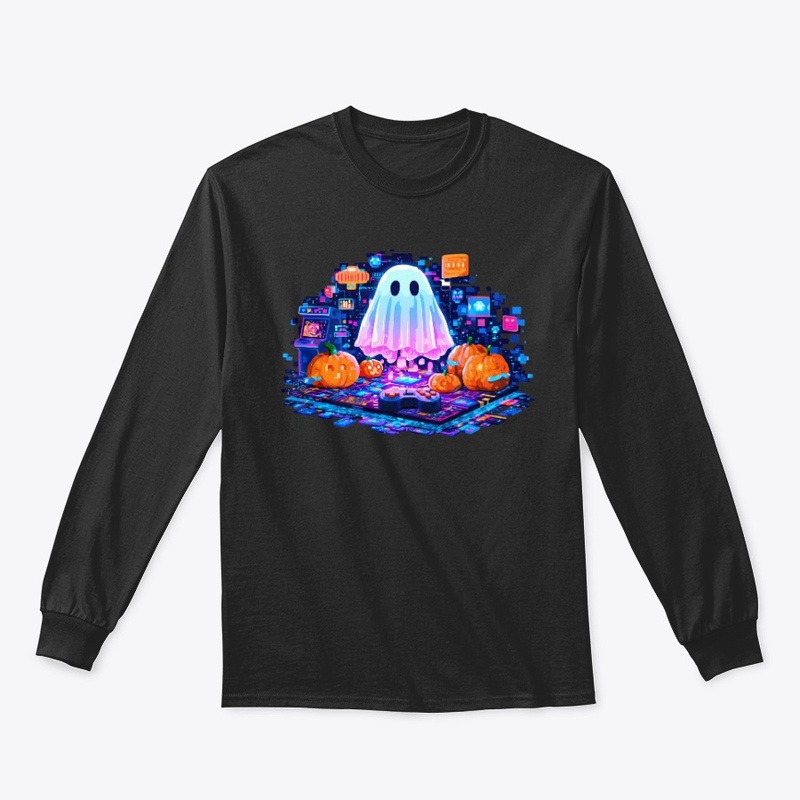 Halloween Gamer Ghost Art