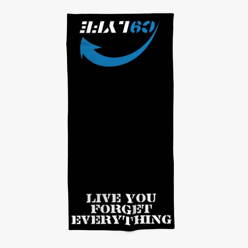 Beach Towel- White Logo