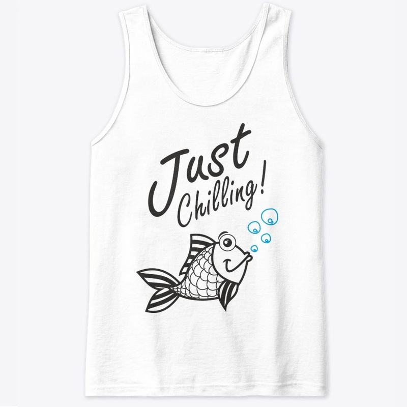 Just chilling cute fish design