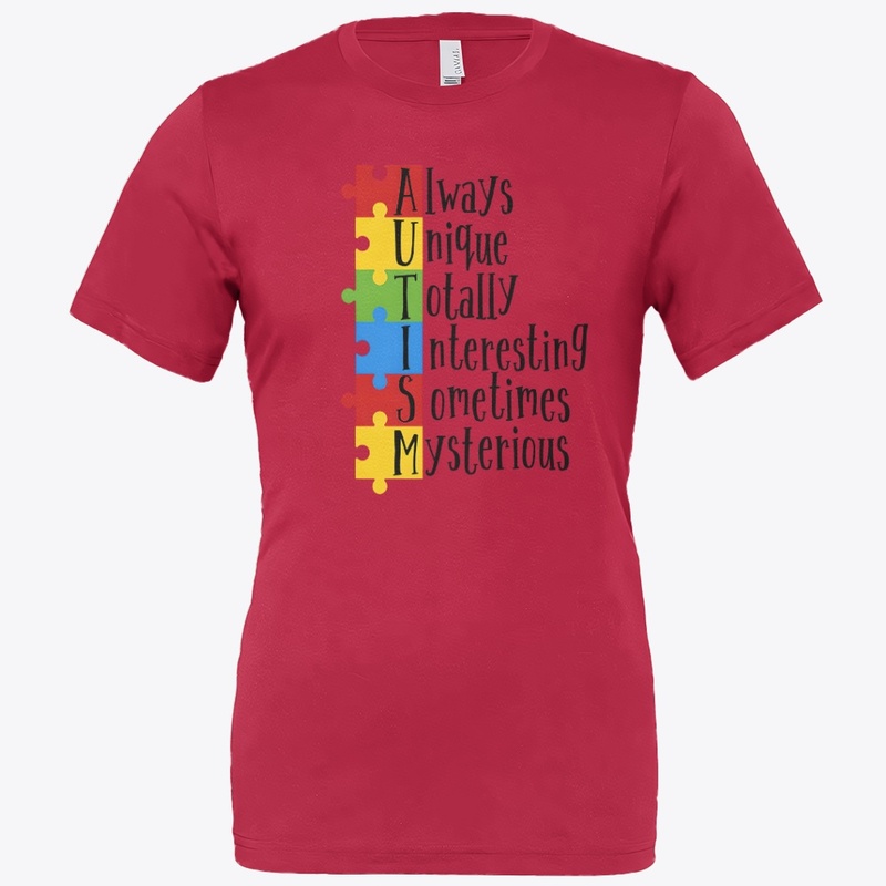 Autism 4637 - Bella Canvas 3001 | Classic Unisex Jersey T-Shirt - Bella Canvas 3001 | Classic Unisex Jersey T-Shirt