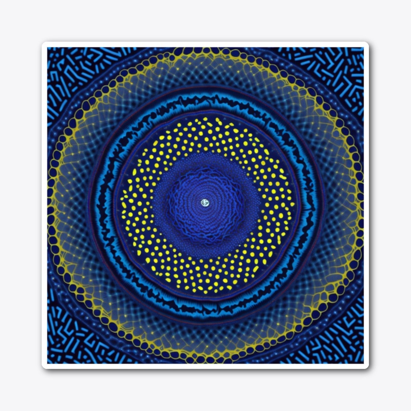 Colourful interference pattern