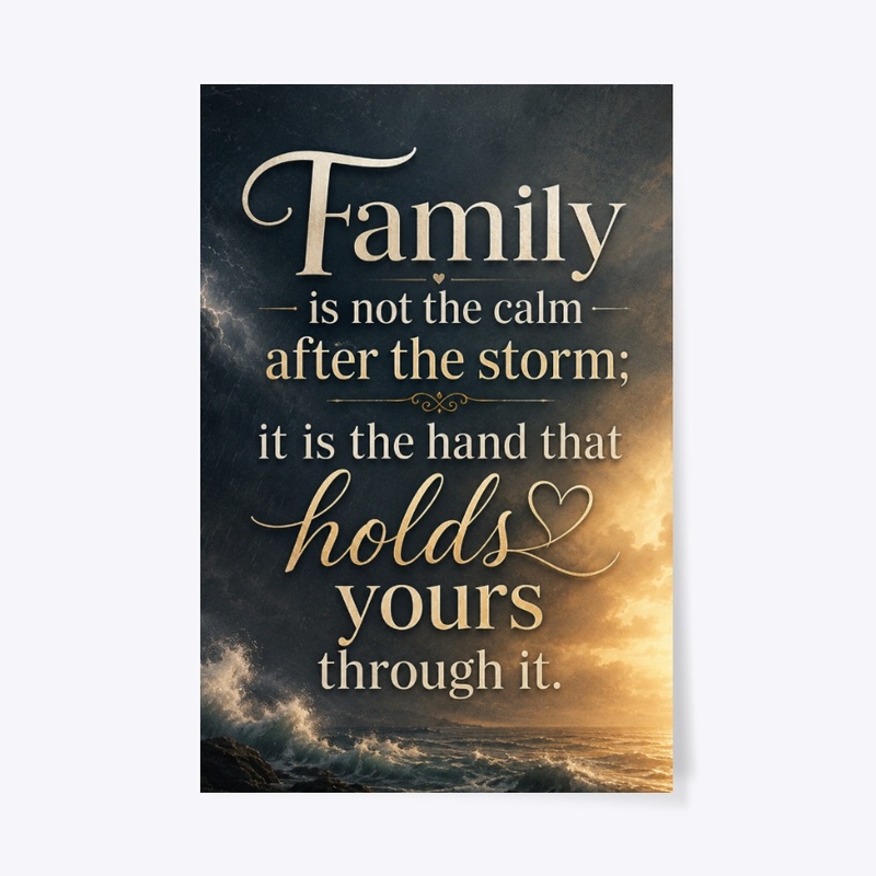Held Through The Storm Print