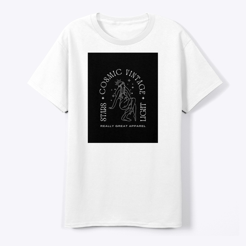 Minimalist Vintage Cosmic Girl T-shirt 
