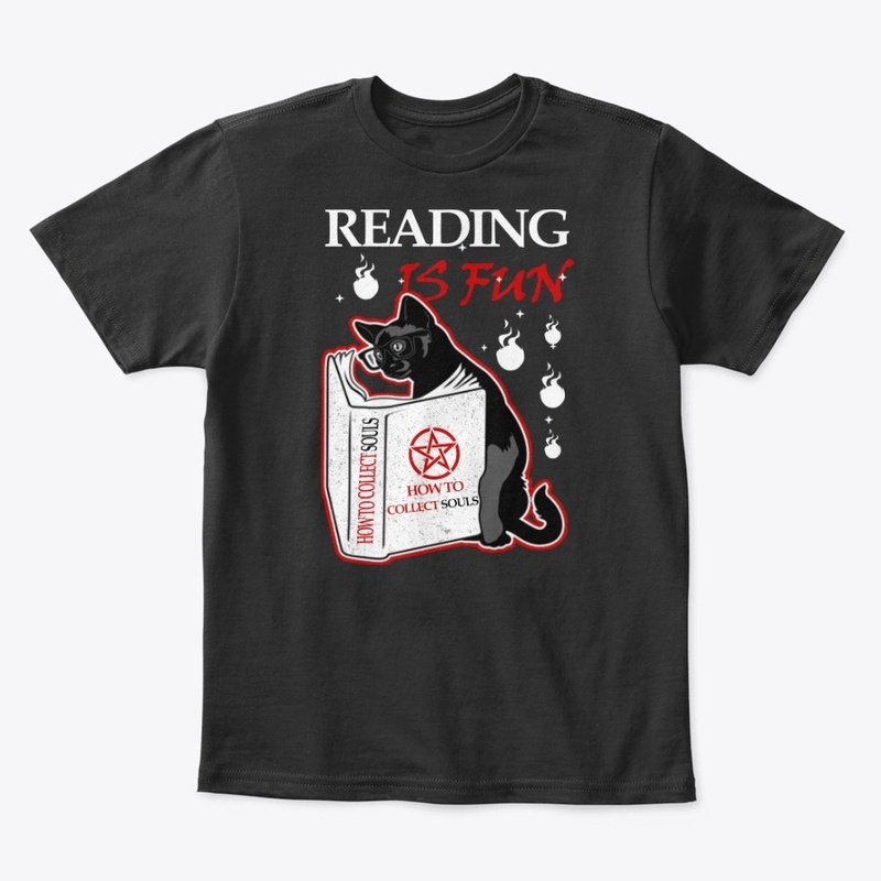 Shirt reading is fun cat lovers reader
