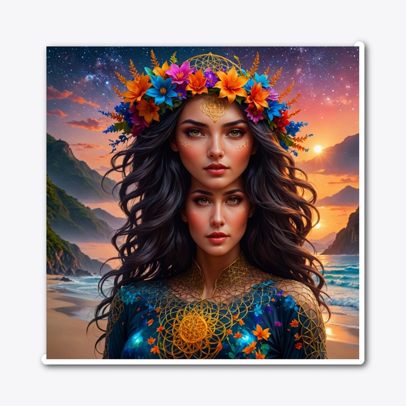 Dual Beauty in Paradise art