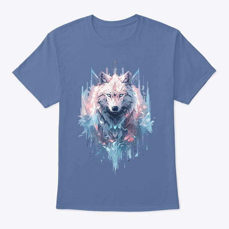 geometric wolf illustrations