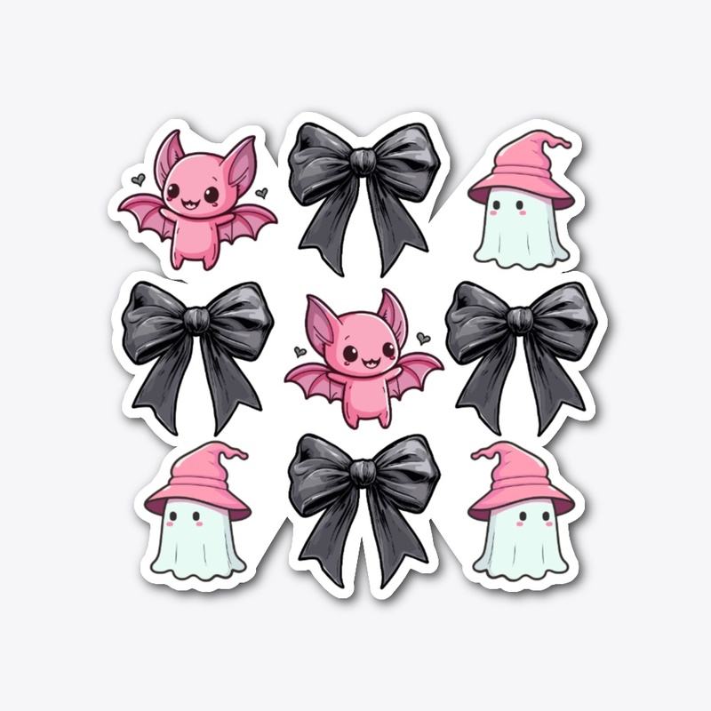 Bow Beyond Boo: Cute Ghost‑Devil 