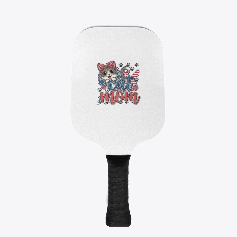 Patriotic Cat Mom - USA Flag Cat