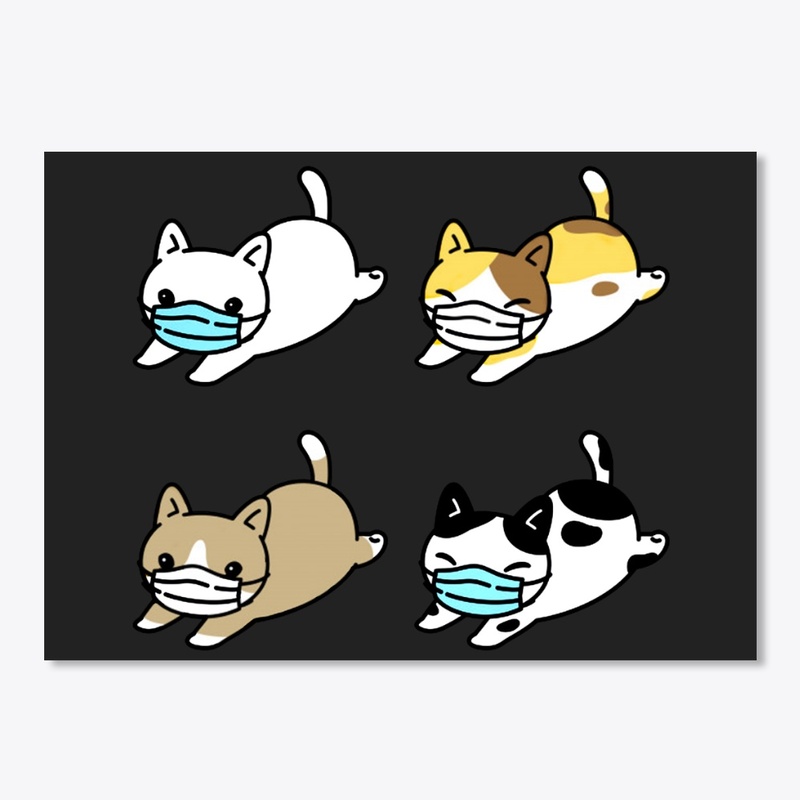 Cat Face Mask Cute Pet Kitten Gift