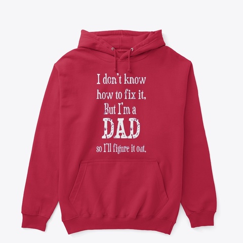 Dad Red T-Shirt Front
