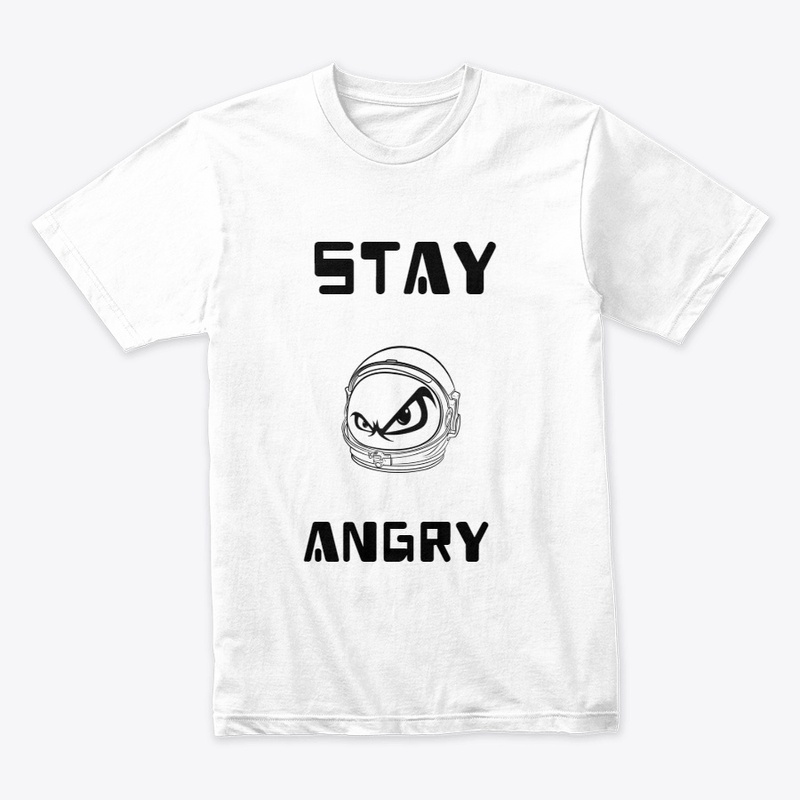 Stay angry w/logo